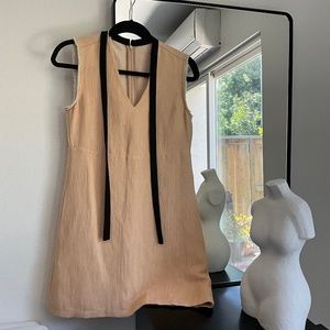 Maje V-neck Mini Dress